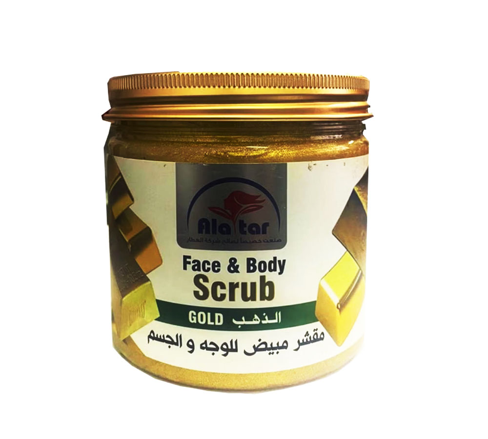 العطار مقشر الذهب ومبيض للوجه والجسم 580 مل