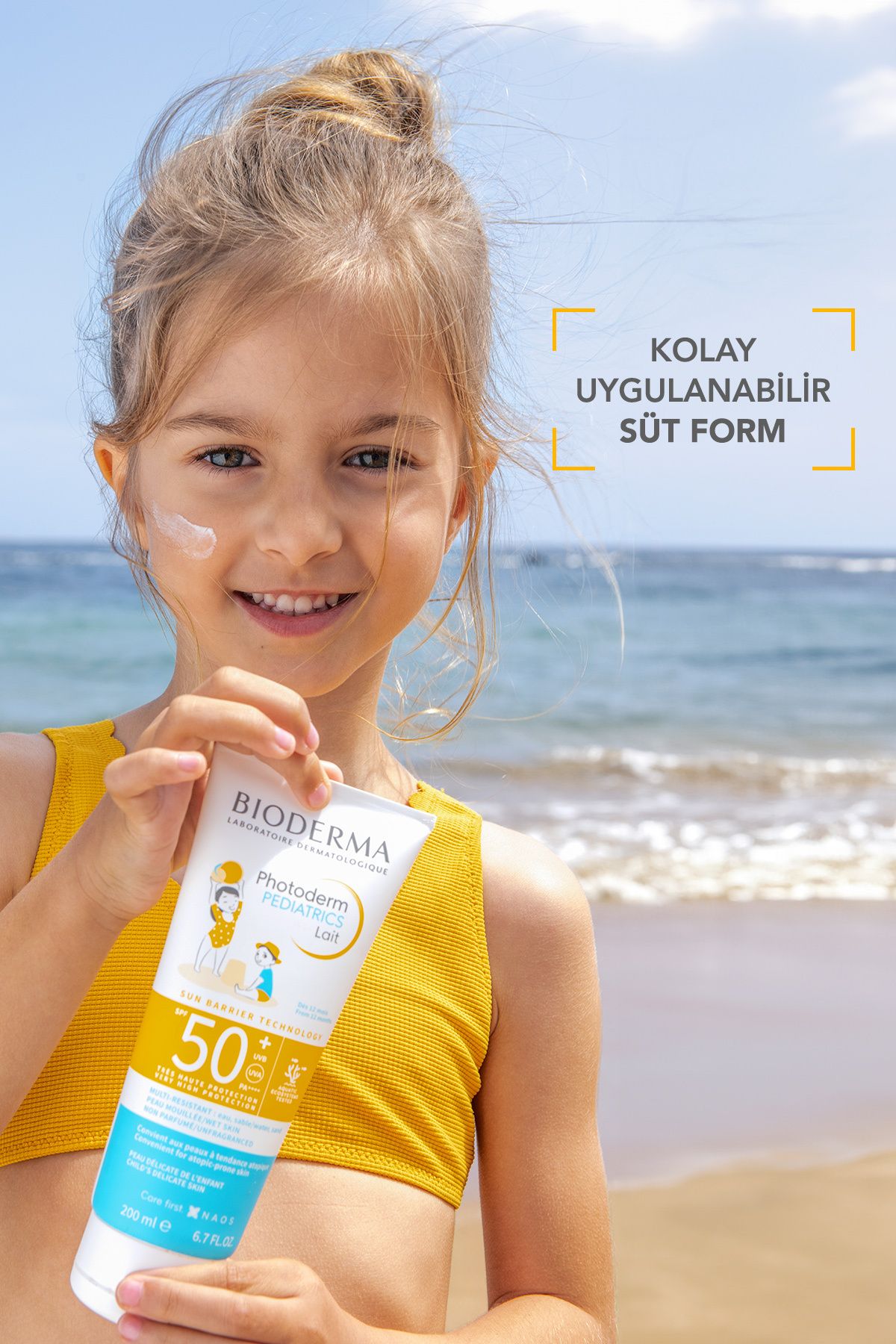 كريم بيوديرما فوتوديرم بيدياتريكس لايت للحماية من الشمس SPF50+ للأطفال والرضع 200مل - الصورة 3