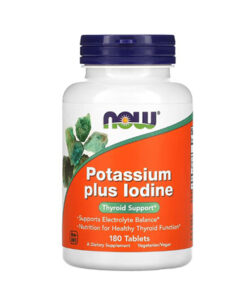 ناو فودز يوديد البوتاسيوم ‏, Potassium Plus Iodine 180 قرص