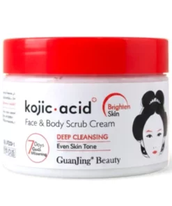 كريم مقشر للوجه والجسم بحمض الكوجيك من Guanjing Beauty - 320 جرام